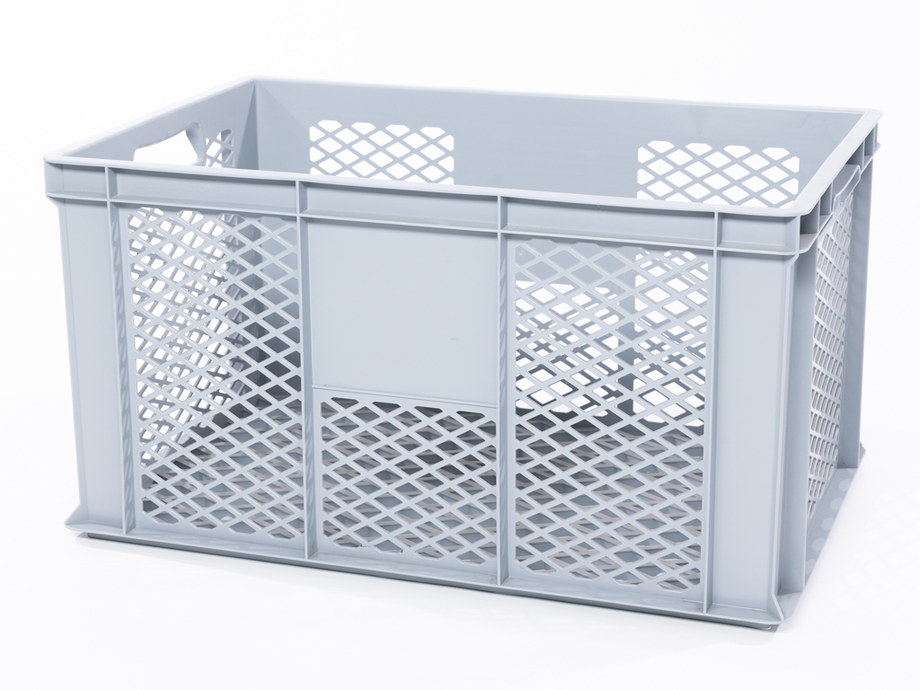 Eurobox 600x400x320 silbergrau