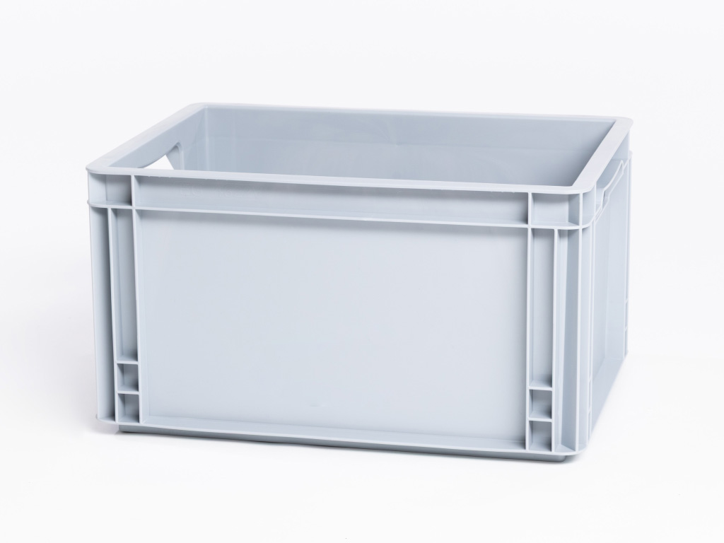 Eurobox 400x300x220 silbergrau